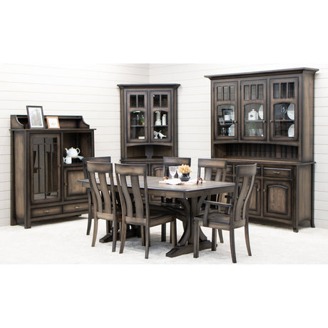 Biltmore Maple Wood Corner Hutch | SP-Burn