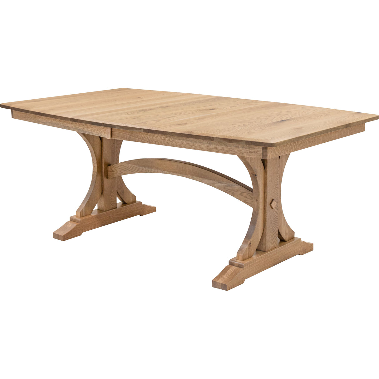 Napoleon White Oak Wood Extending Dining Table | DS