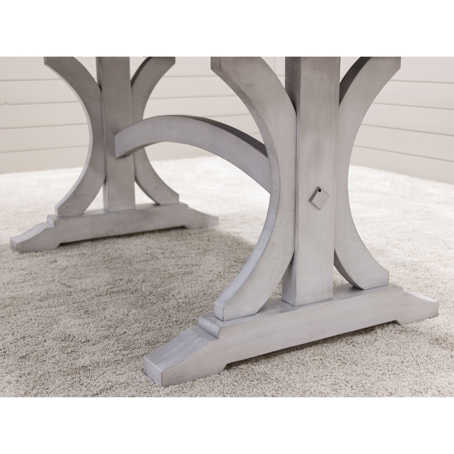 Napoleon White & Wood Extending Dining Table | M-AV&GS