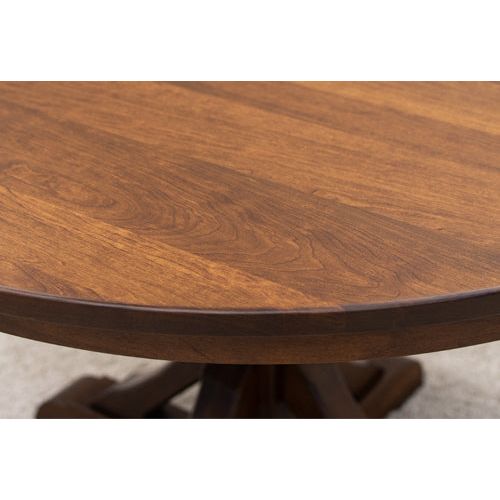Newport Round Cherry Wood Extending Dining Table | GB