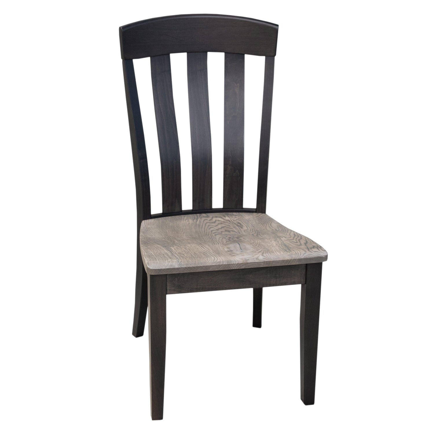 Oregon Black & Wood Side Dining Chair | M-DK&RWO-GRB