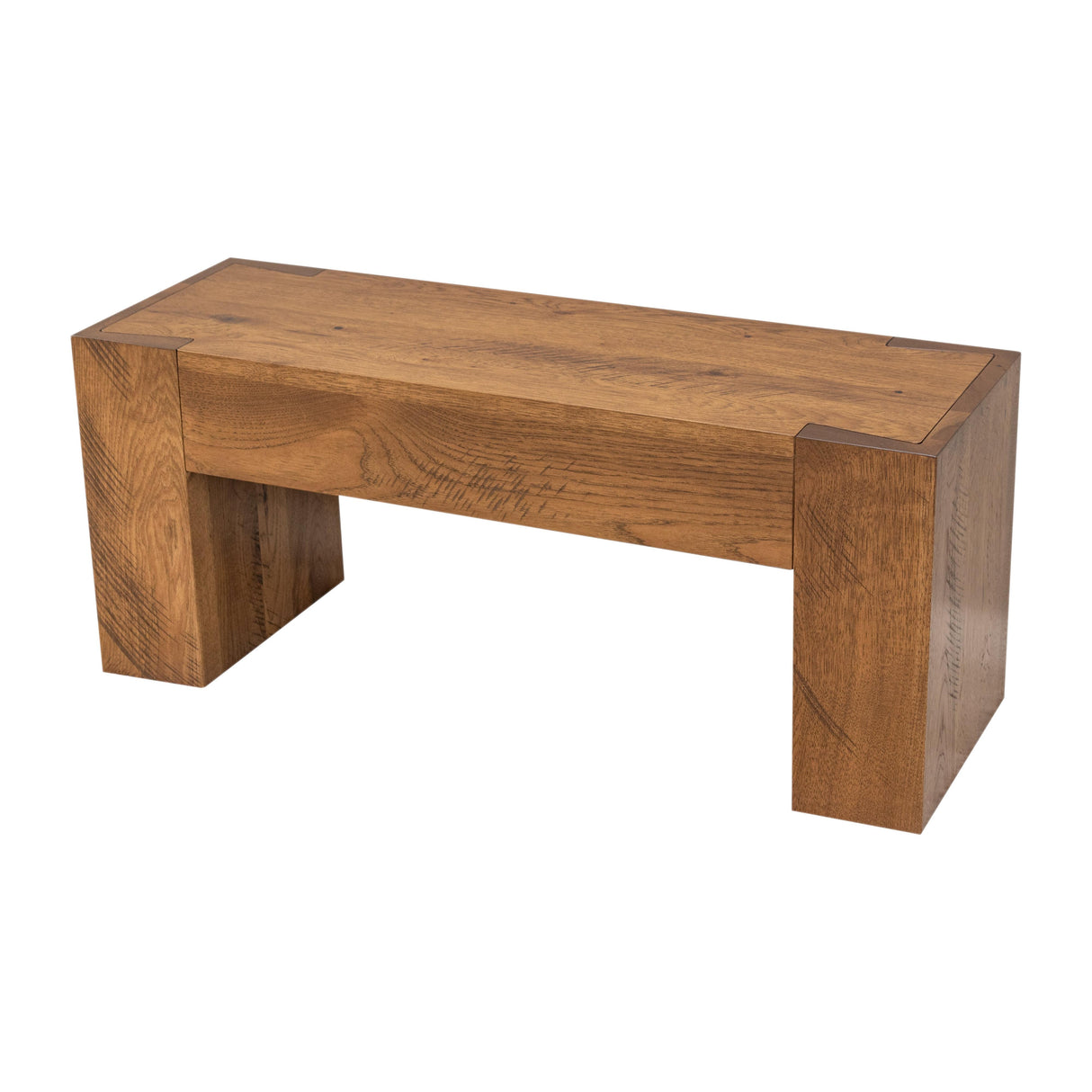 Oxford Hickory Wood Bench | HC