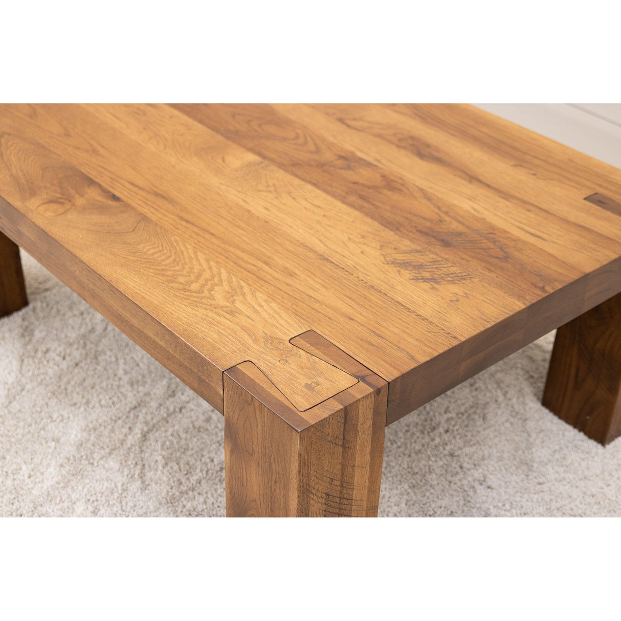 Oxford Hickory Wood Rectangle Coffee Table | HC