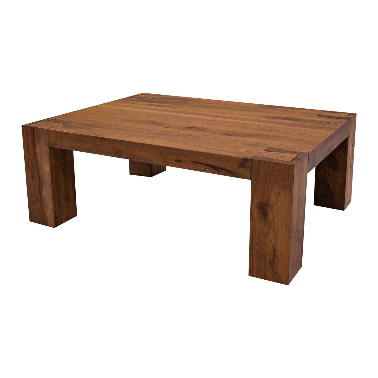 Oxford Hickory Wood Rectangle Coffee Table | ASB