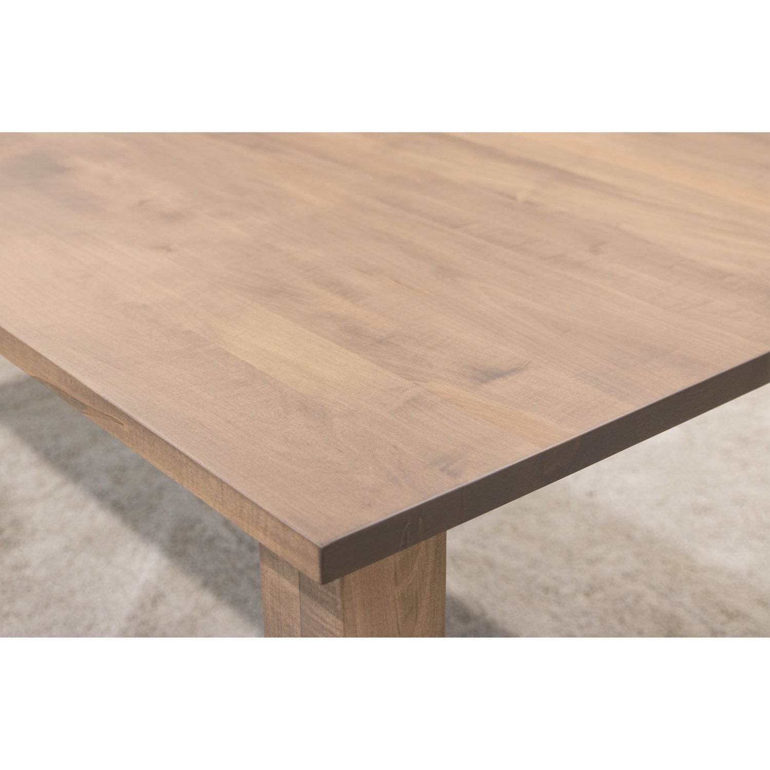 Parson Turned Leg Maple Wood Extending Dining Table | WB