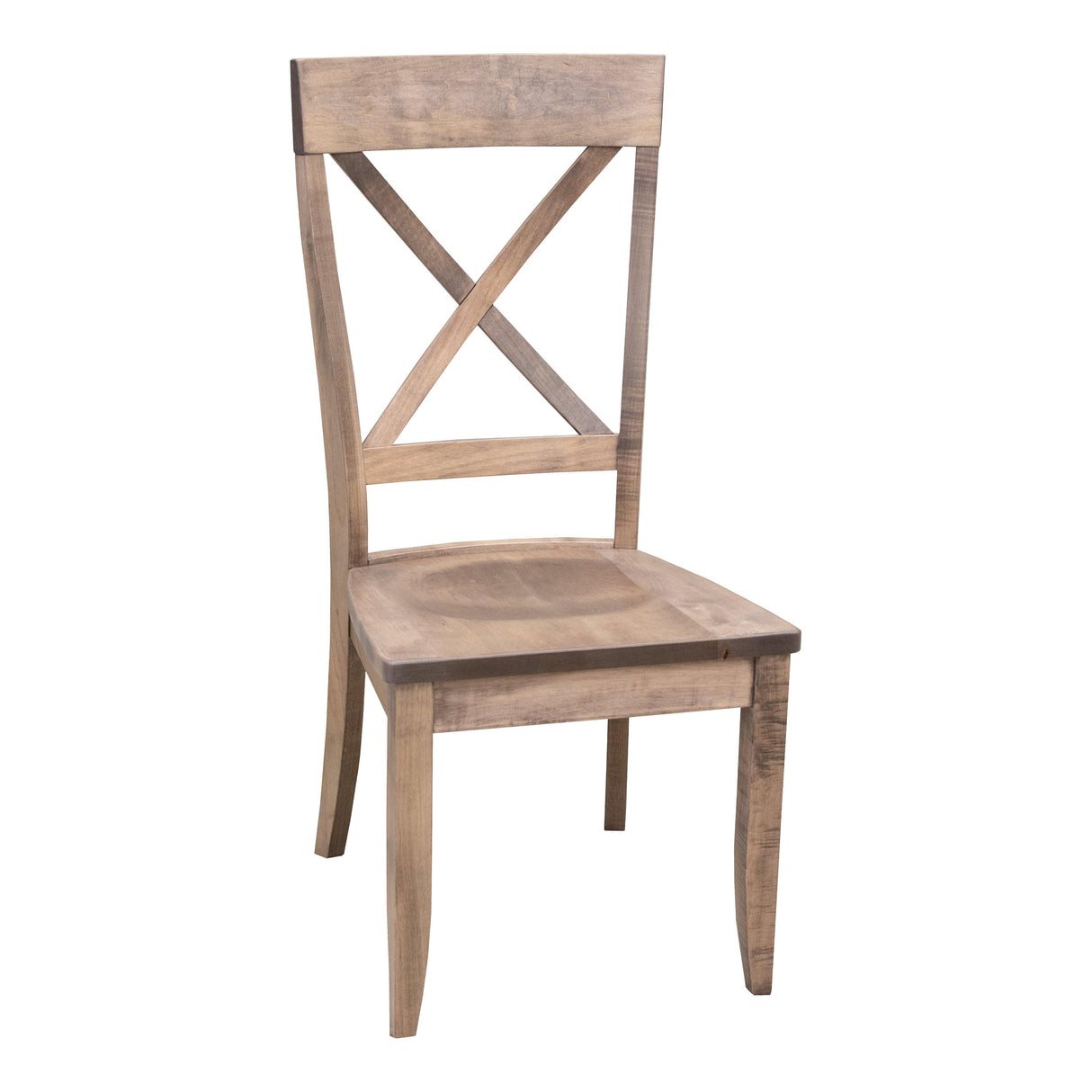 Portland X Back Maple Wood Side Dining Chair | DU