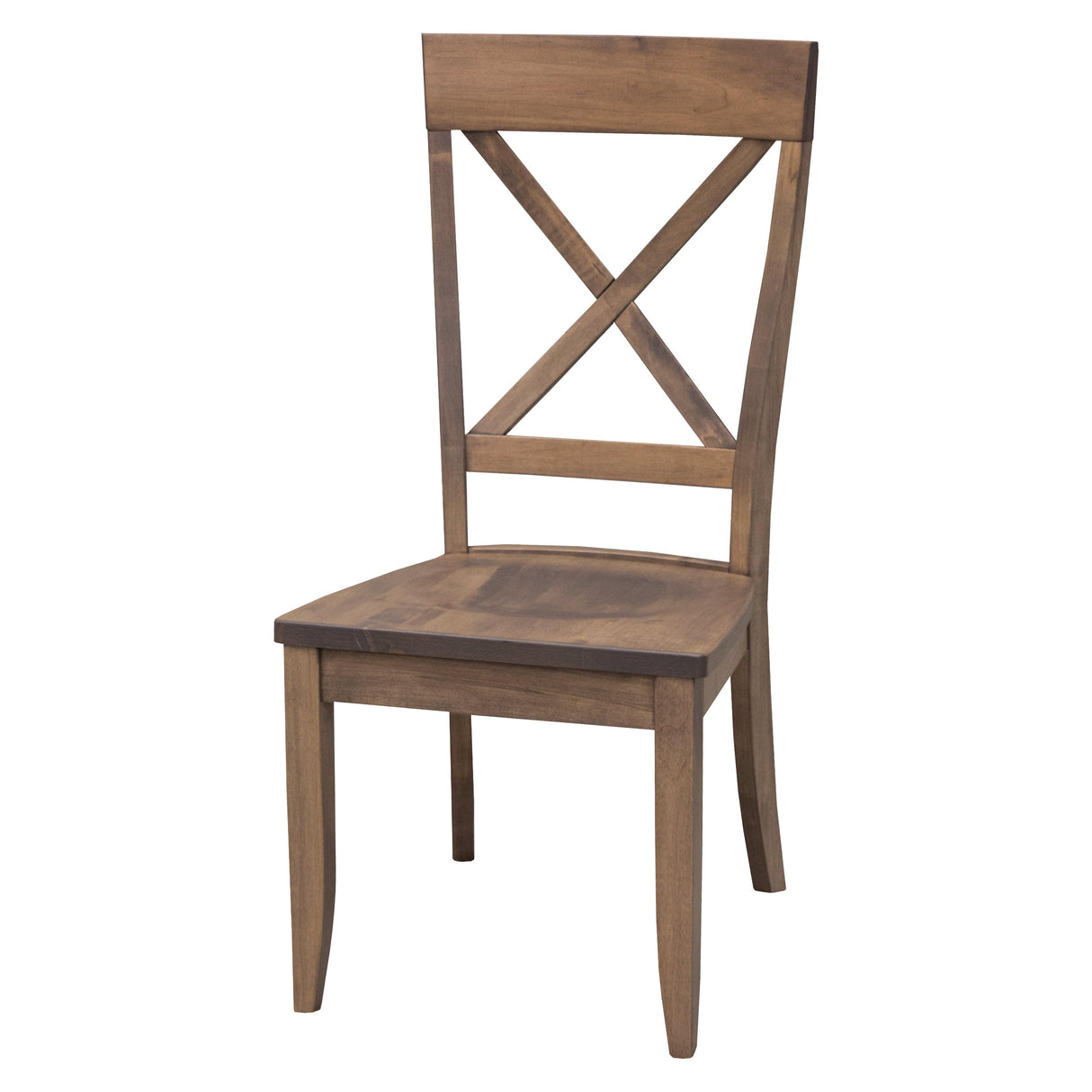 Portland X Back Maple Wood Side Dining Chair | CO