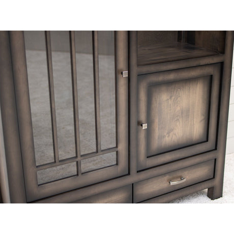 OBG Pottery Pantry Maple Wood Cabinet | SP-Burn