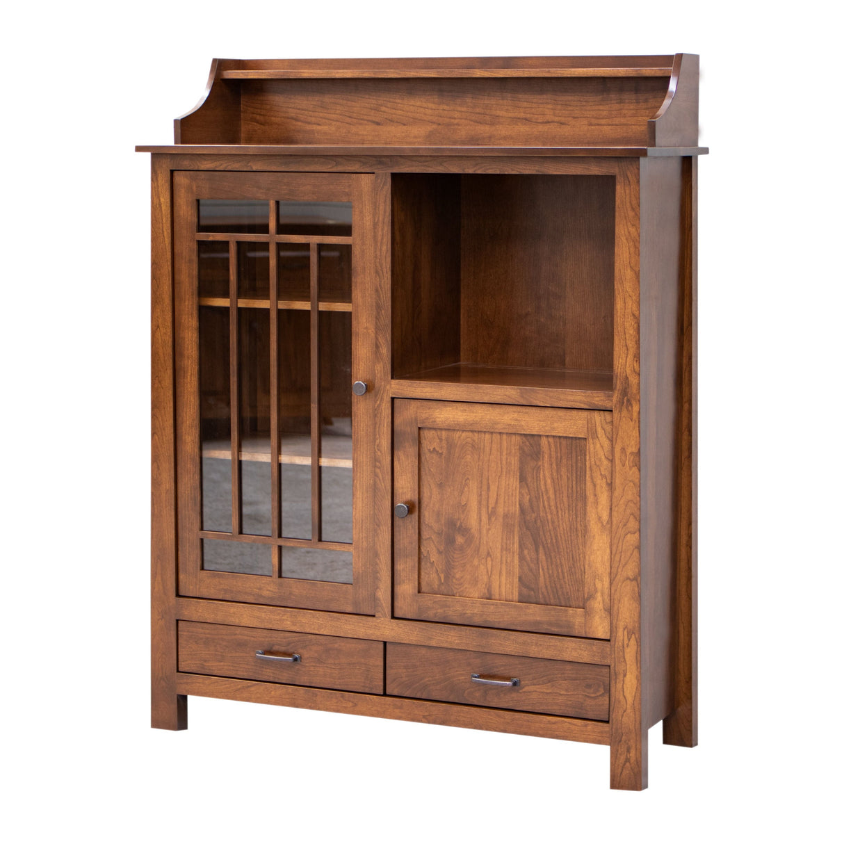 OBG Pottery Cherry Wood Cabinet | MC