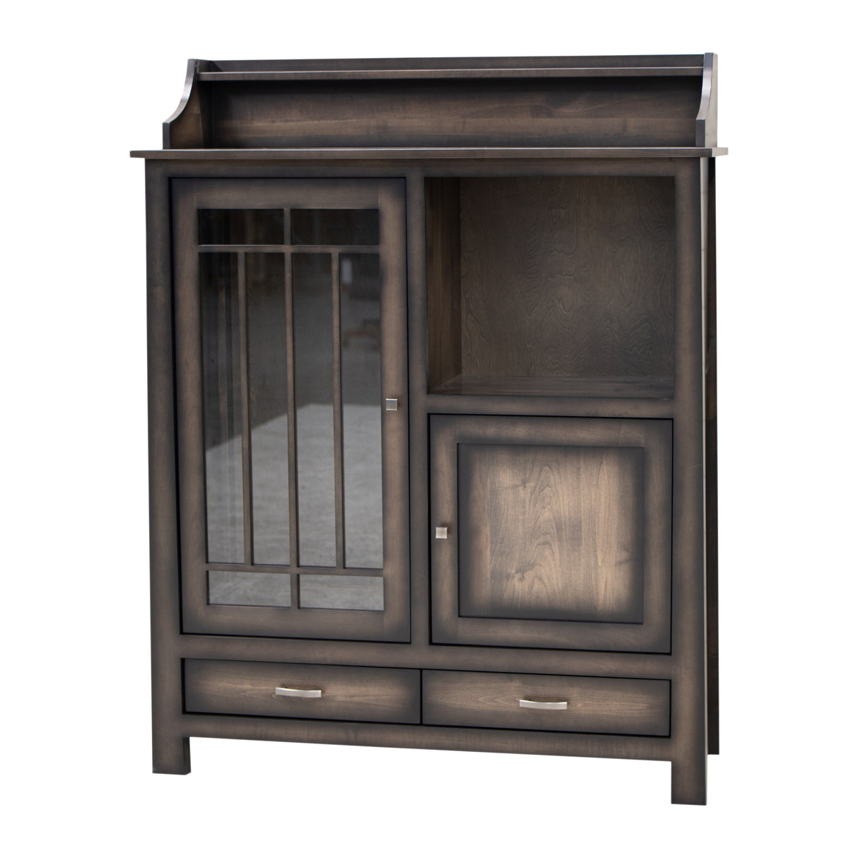 OBG Pottery Pantry Maple Wood Cabinet | SP-Burn