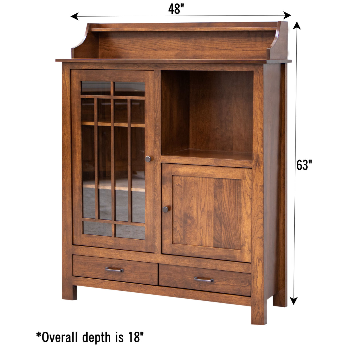 OBG Pottery Elm Wood Cabinet | MC