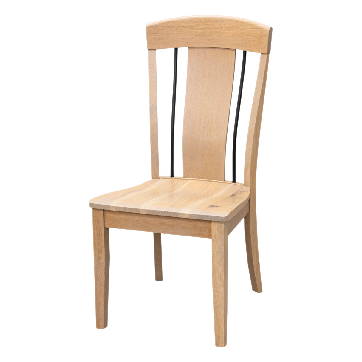 Regal Quarter Sawn White Oak Wood Side Dining Chair | LAT