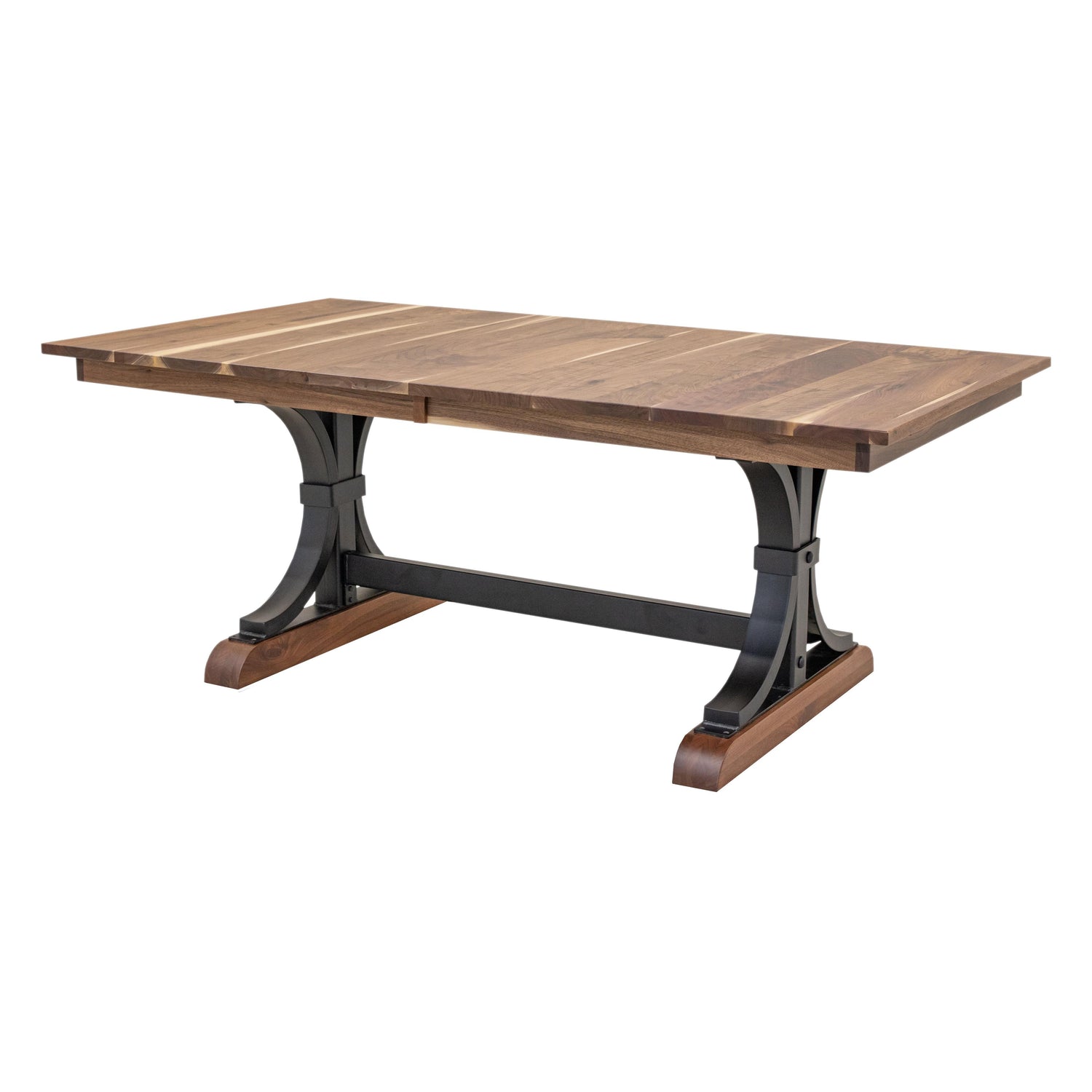 Rockford Walnut Wood Extending Dining Table | NAT