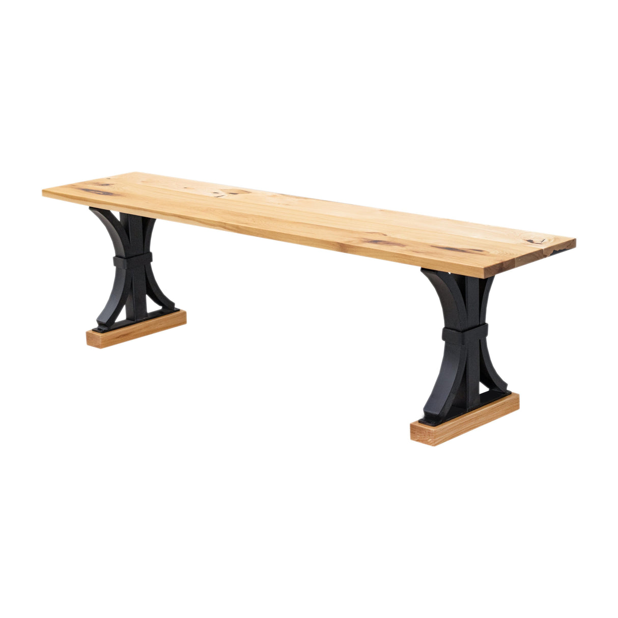 Rockford Hickory Wood Dining Bench | NAT