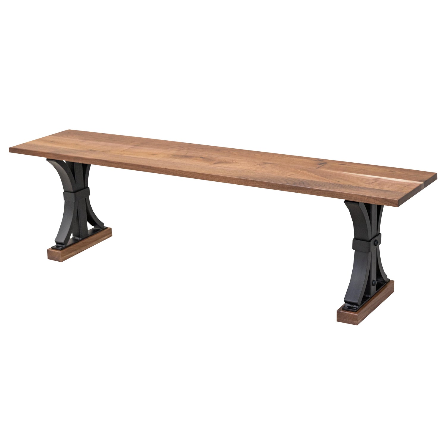Rockford Walnut Wood Dining Bench | NAT