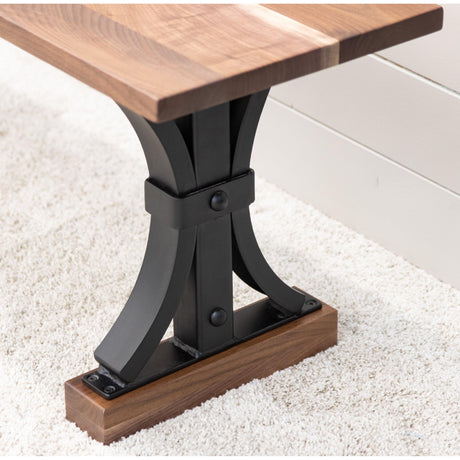Rockford Walnut Wood Dining Bench | NAT