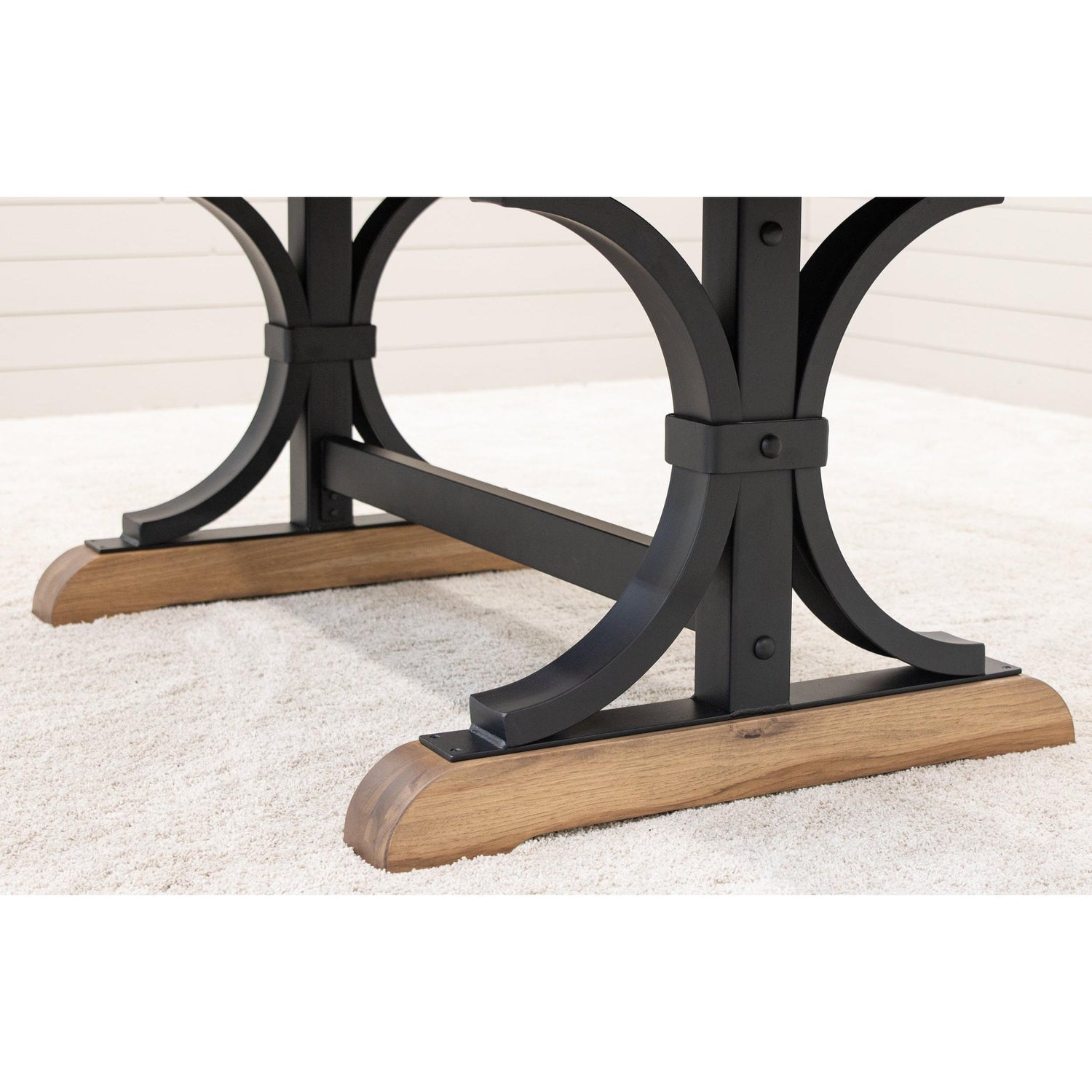 Rockford Hickory Wood Extending Dining Table | WB