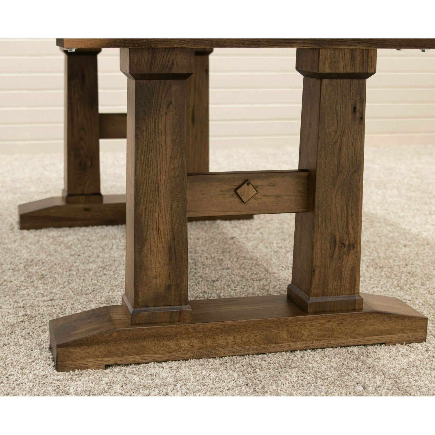 Rowan Hickory Wood Extending Dining Table | CO