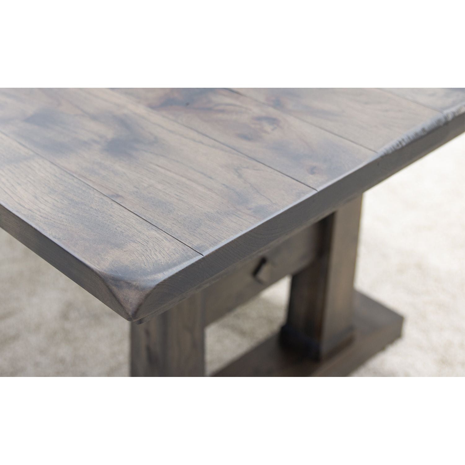 Rowan Hickory Wood Extending Dining Table | GS