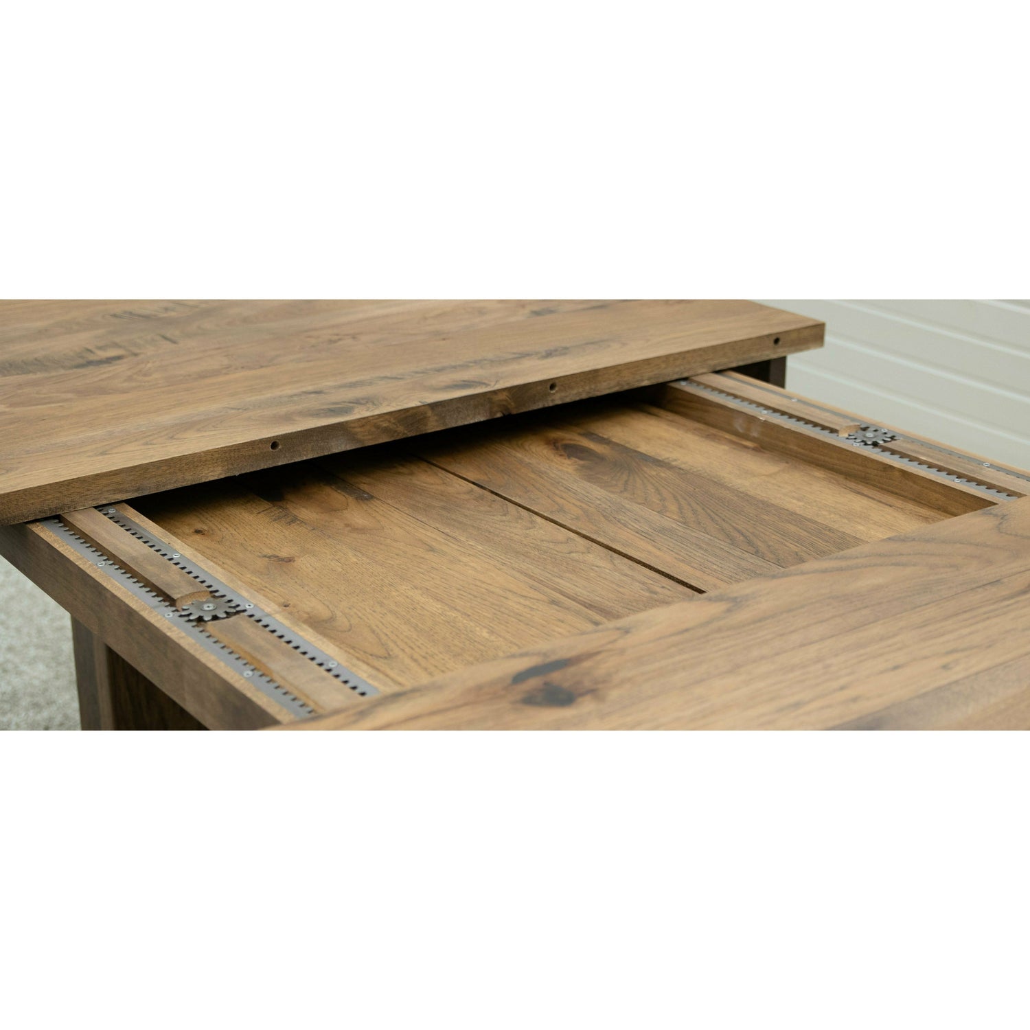 Rowan Hickory Wood Extending Dining Table | CO