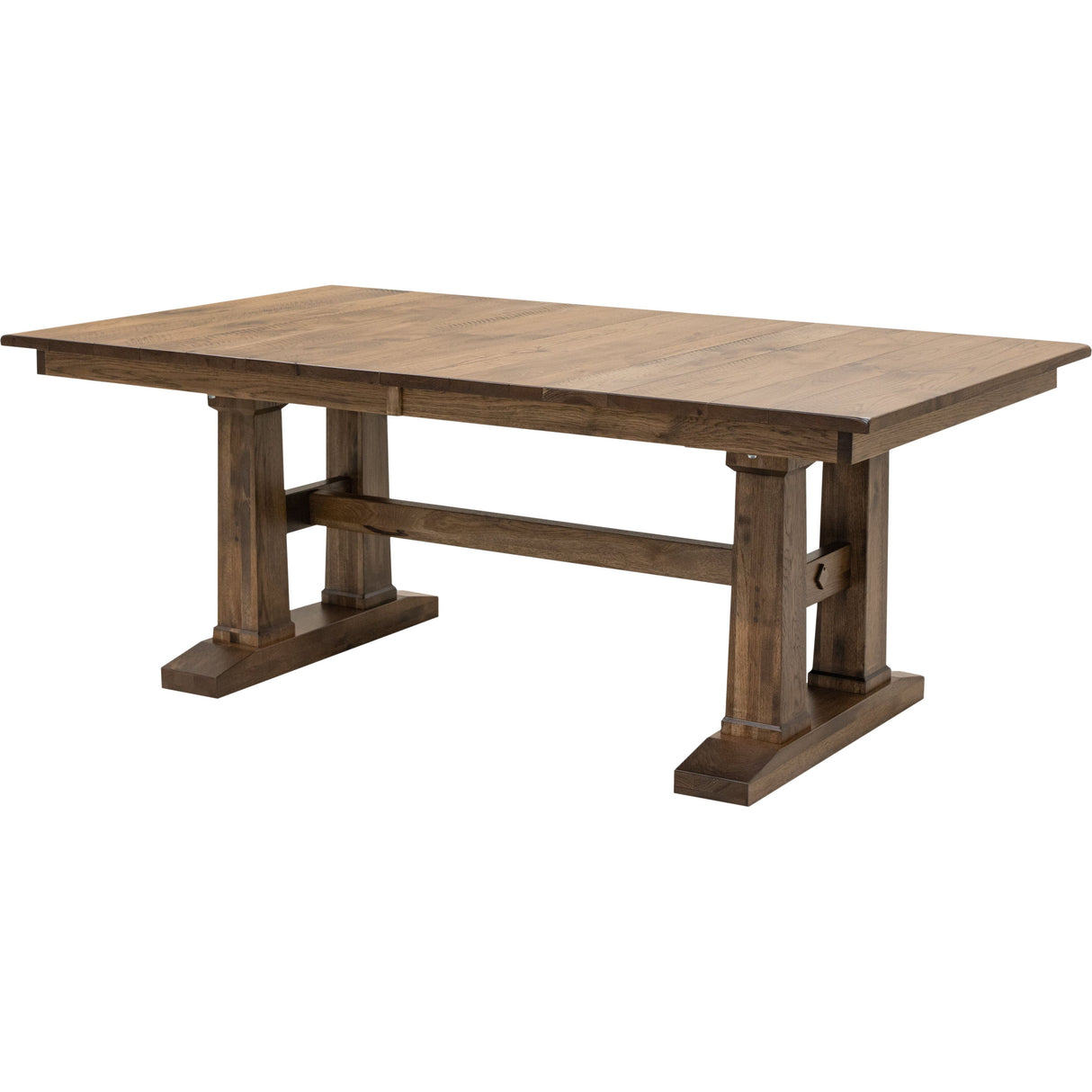 Rowan Hickory Wood Extending Dining Table | CO