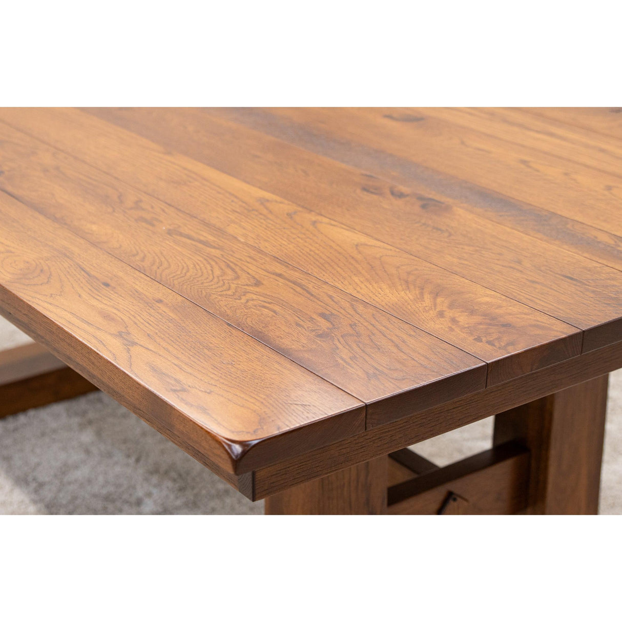 Rowan Hickory Wood Extending Dining Table | MC