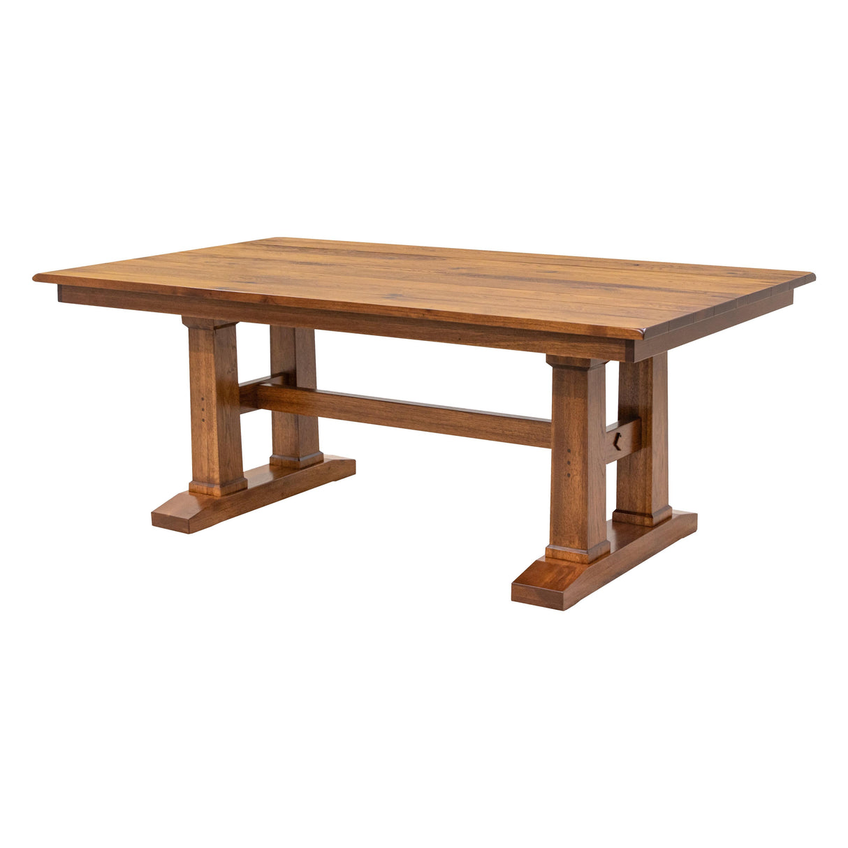Rowan Hickory Wood Extending Dining Table | MC