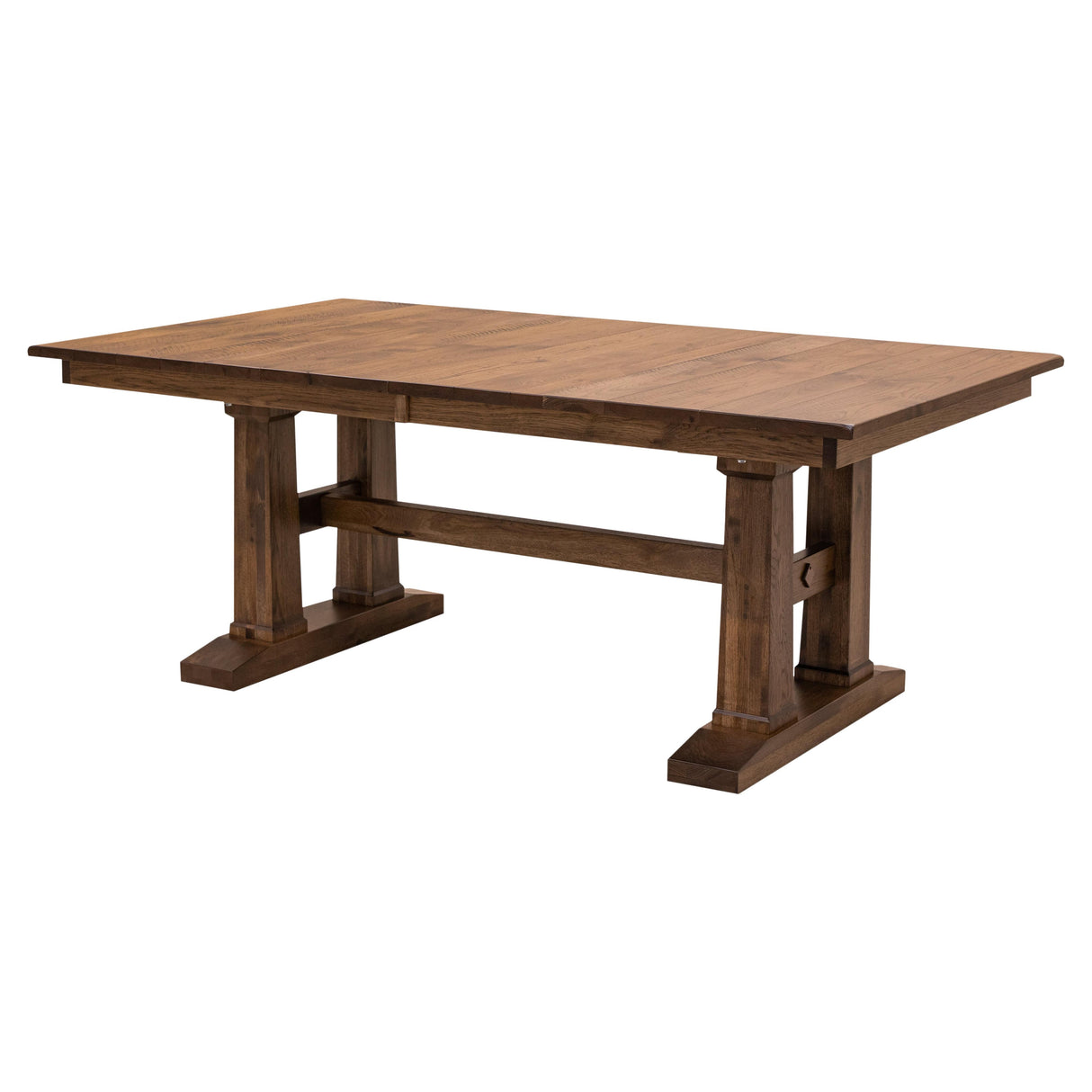 Rowan Hickory Wood Extending Dining Table | ASB