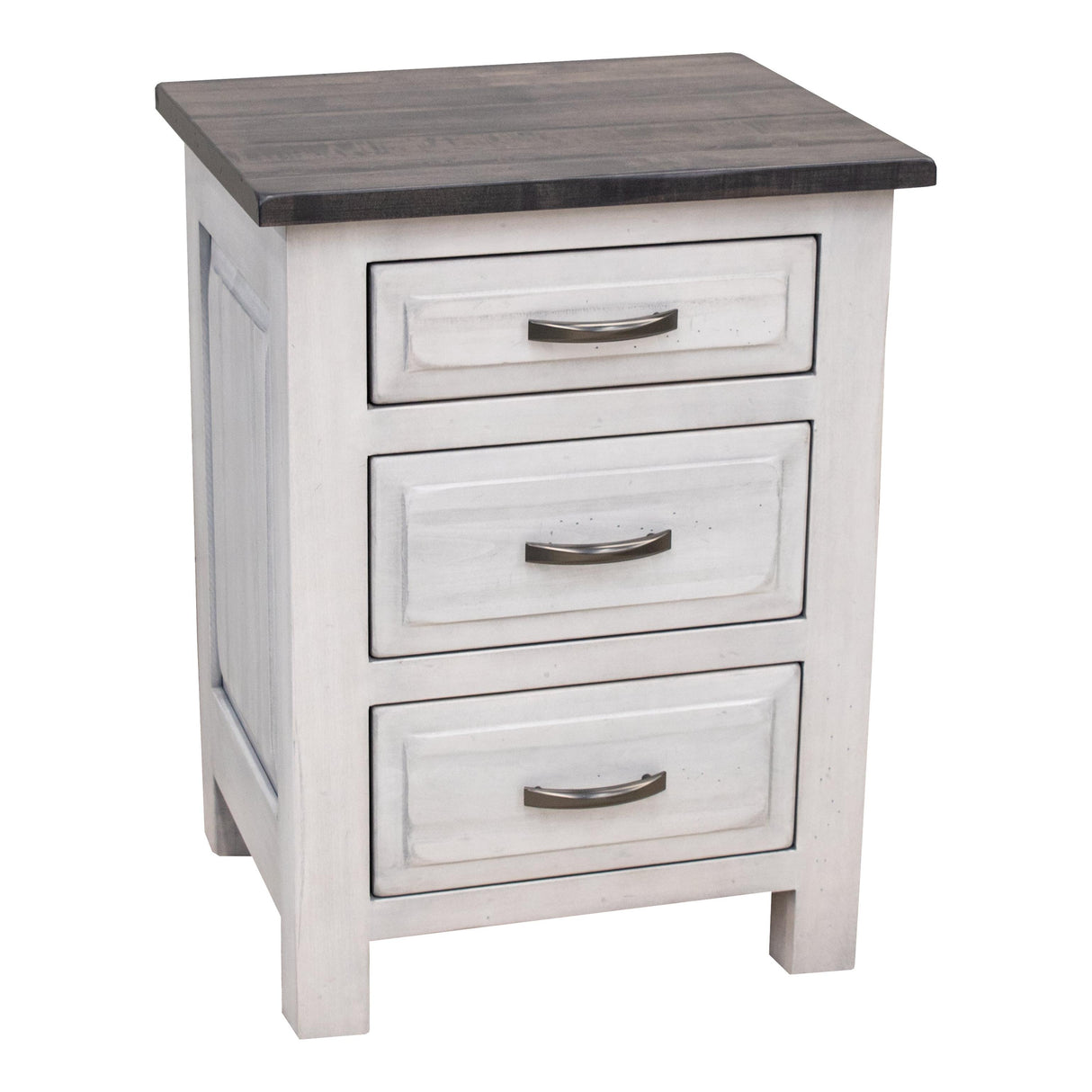 Savannah Rustic 3-Drawer Nightstand