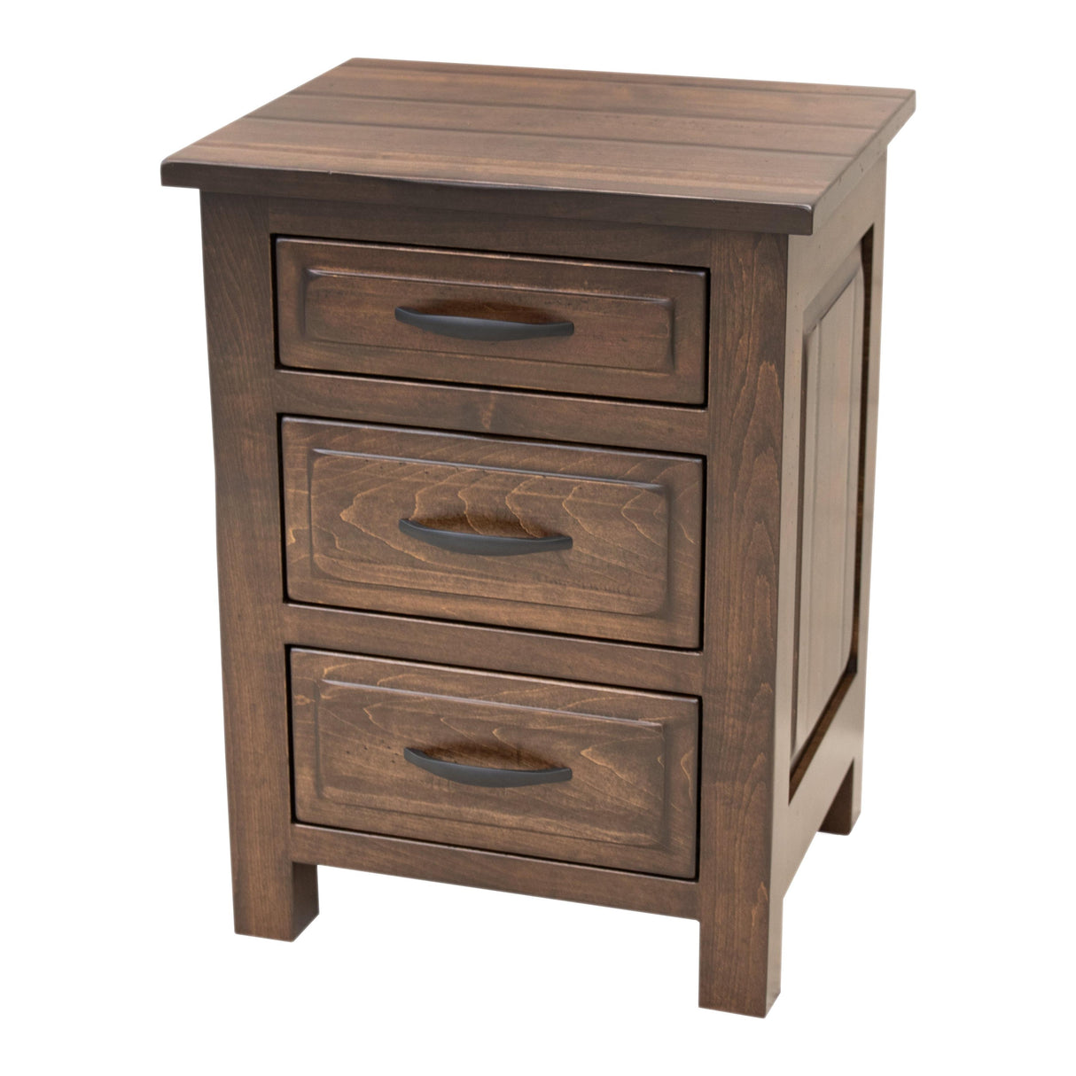 Savannah Rustic 3-Drawer Nightstand