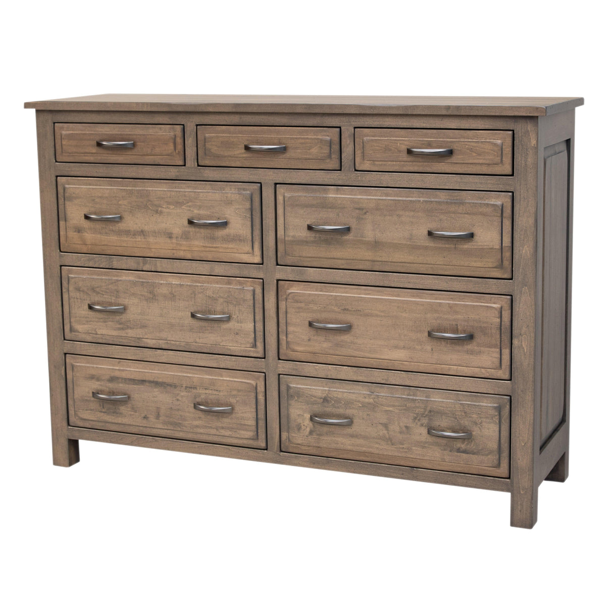 Savannah Rustic 9-Drawer Tall Dresser