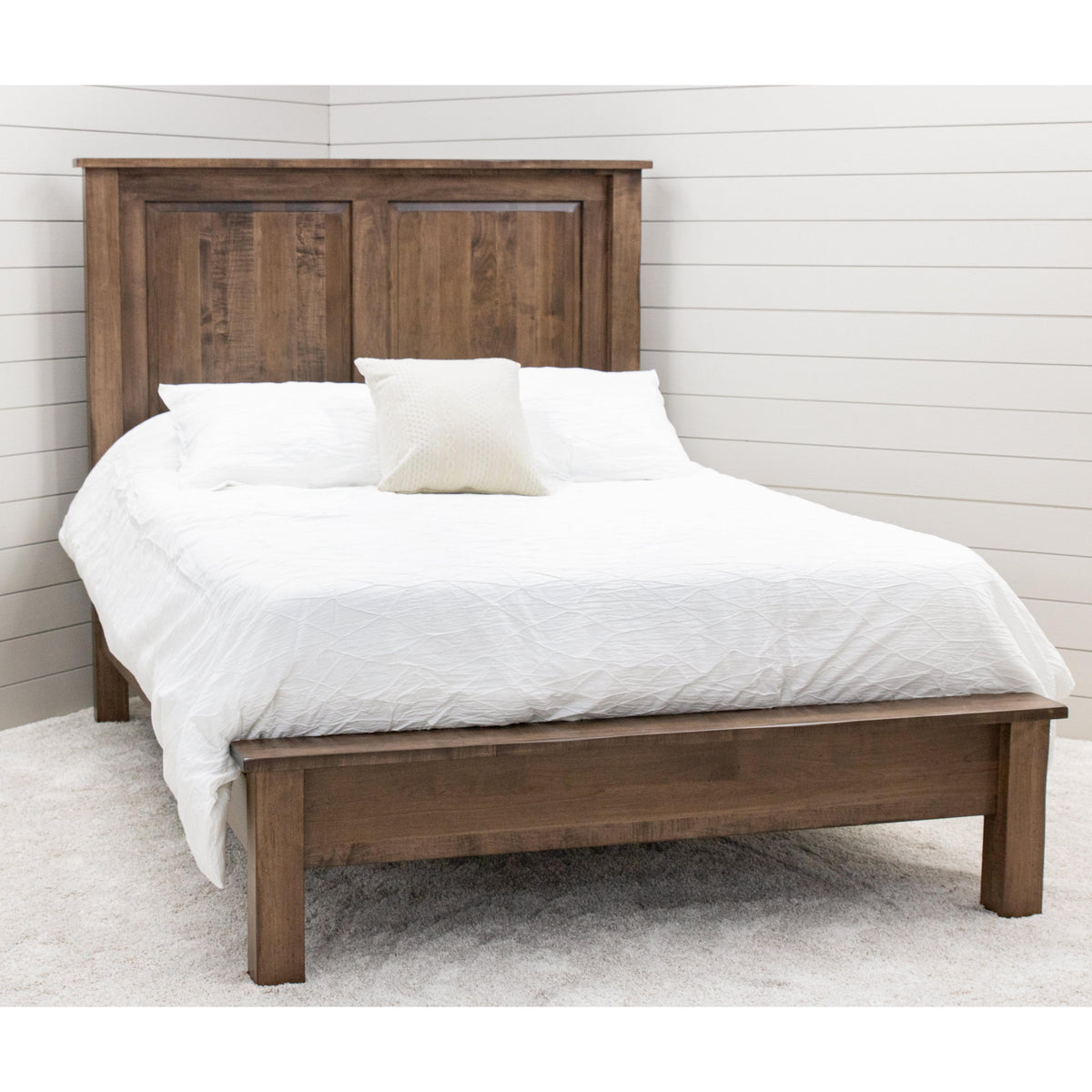 Savannah King Maple Wood Storage Platform Bed | CO