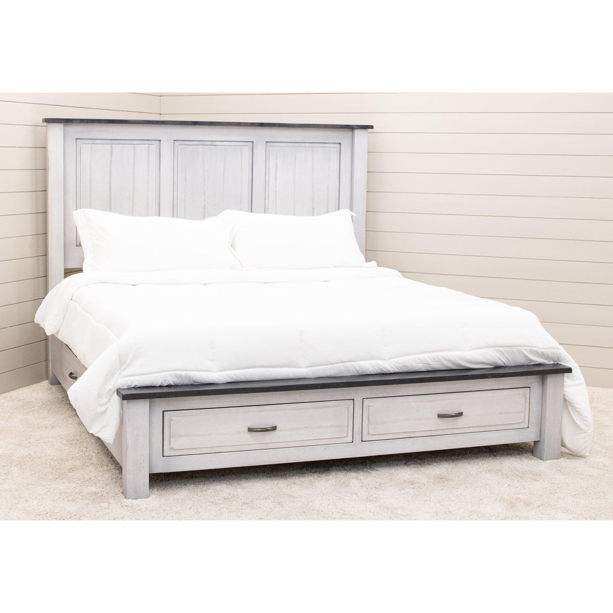 Savannah Rustic Storage Platform Bed