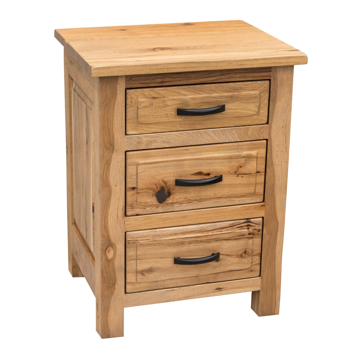 Savannah Rustic 3-Drawer Nightstand