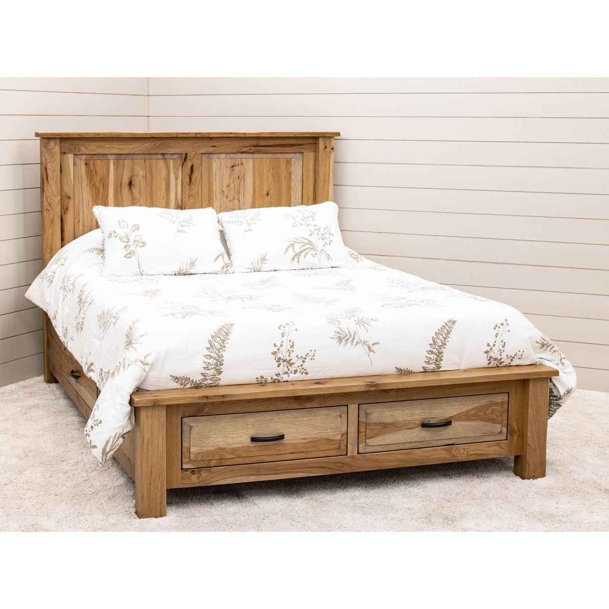Savannah Rustic Storage Platform Bed