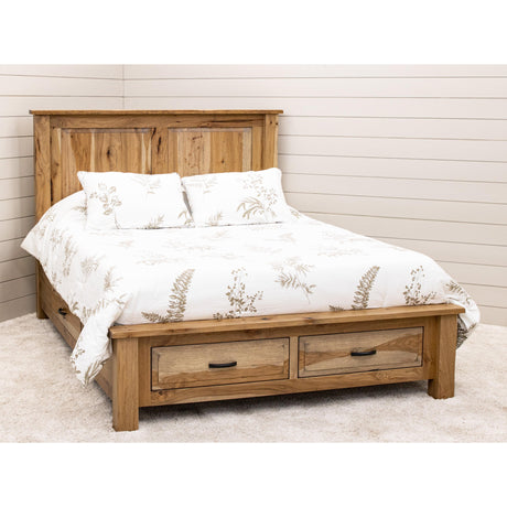 Savannah Rustic Storage Platform Bed