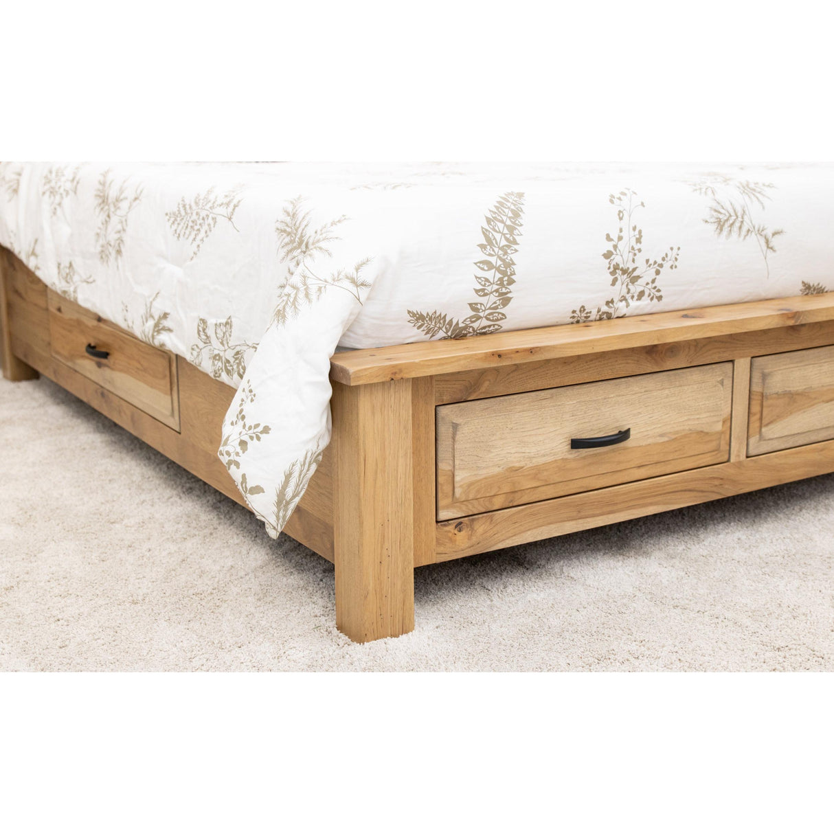 Savannah Rustic Storage Platform Bed
