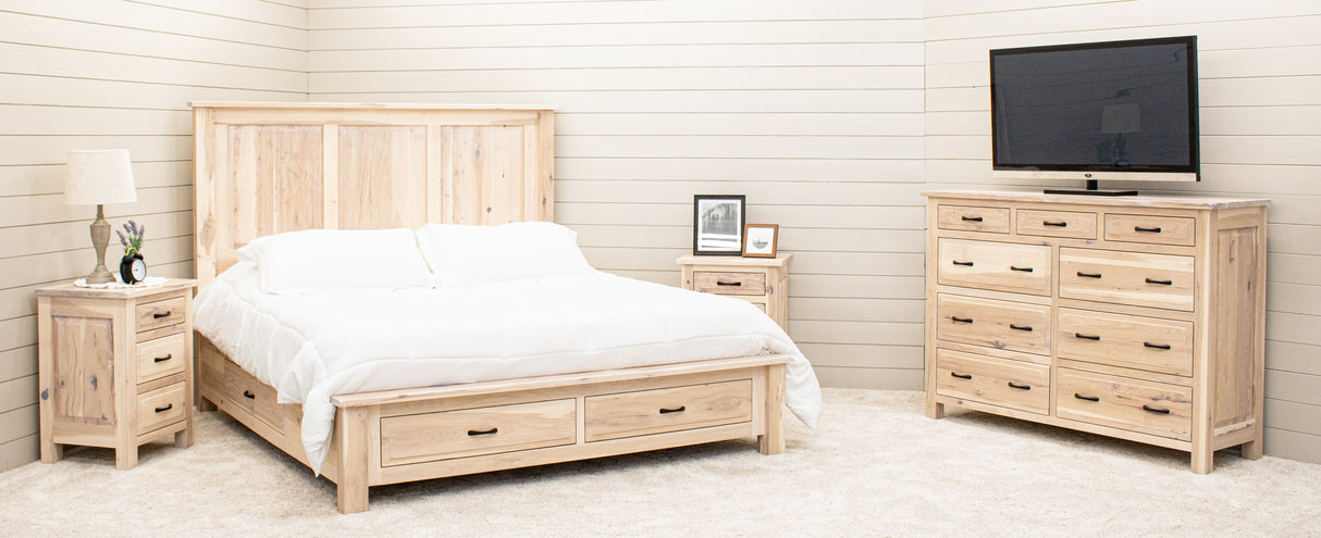 Savannah Rustic Storage Platform Bed