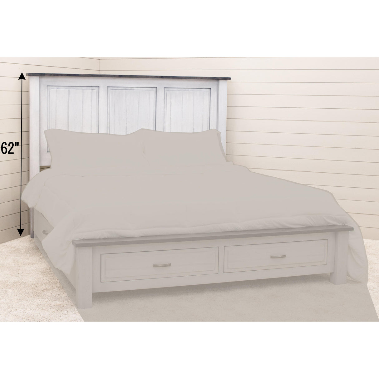 Savannah Rustic Solid Wood Headboard Only