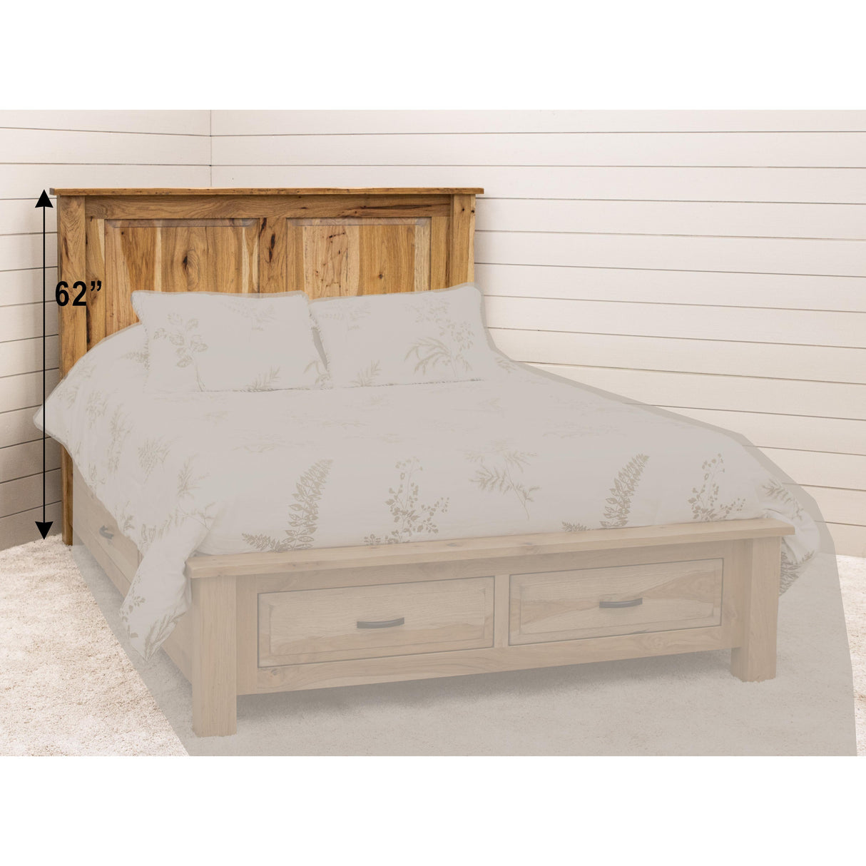 Savannah Rustic Solid Wood Headboard Only