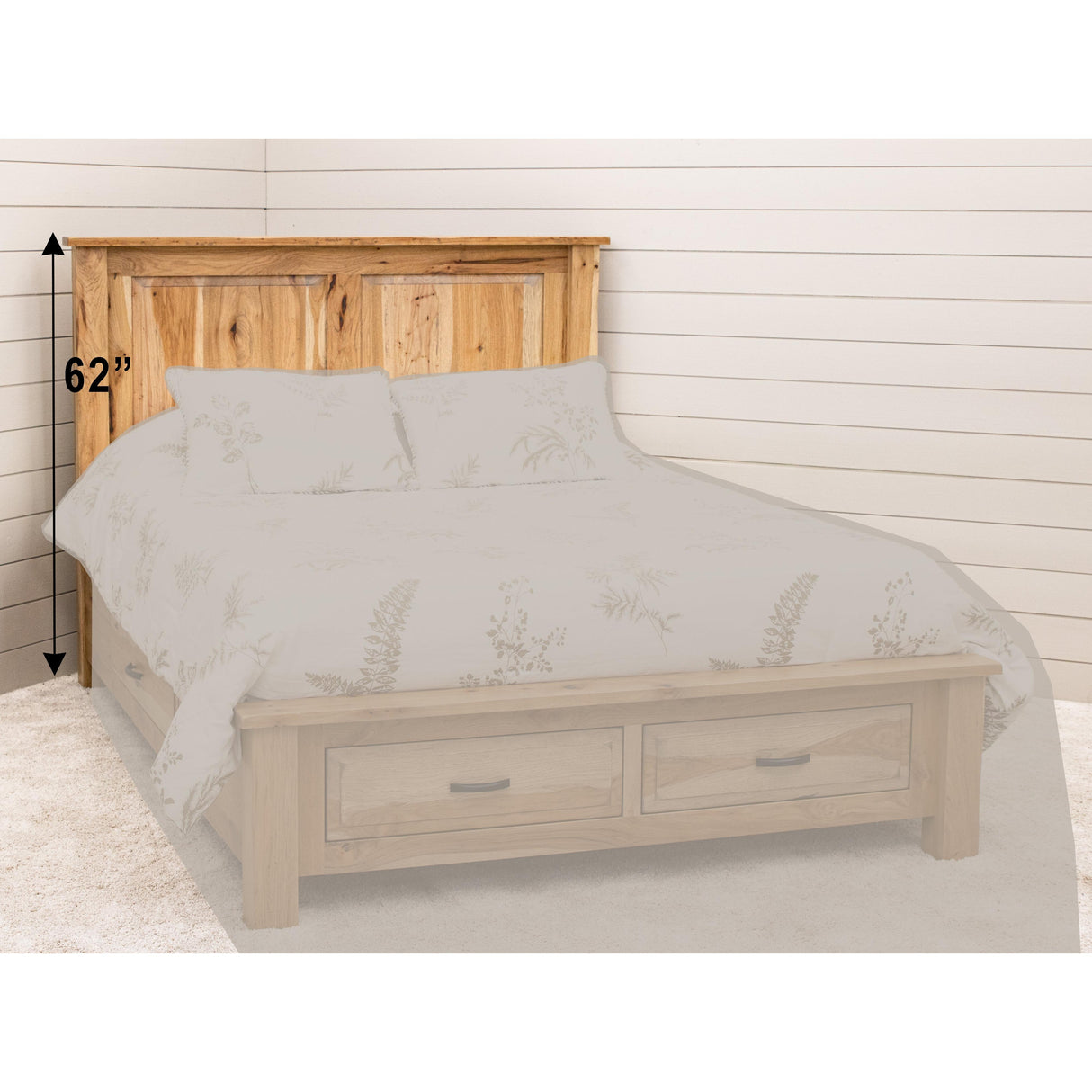 Savannah Rustic Solid Wood Headboard Only