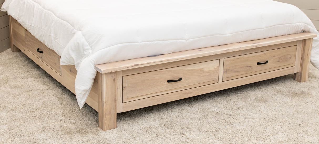 Savannah Rustic Storage Platform Bed