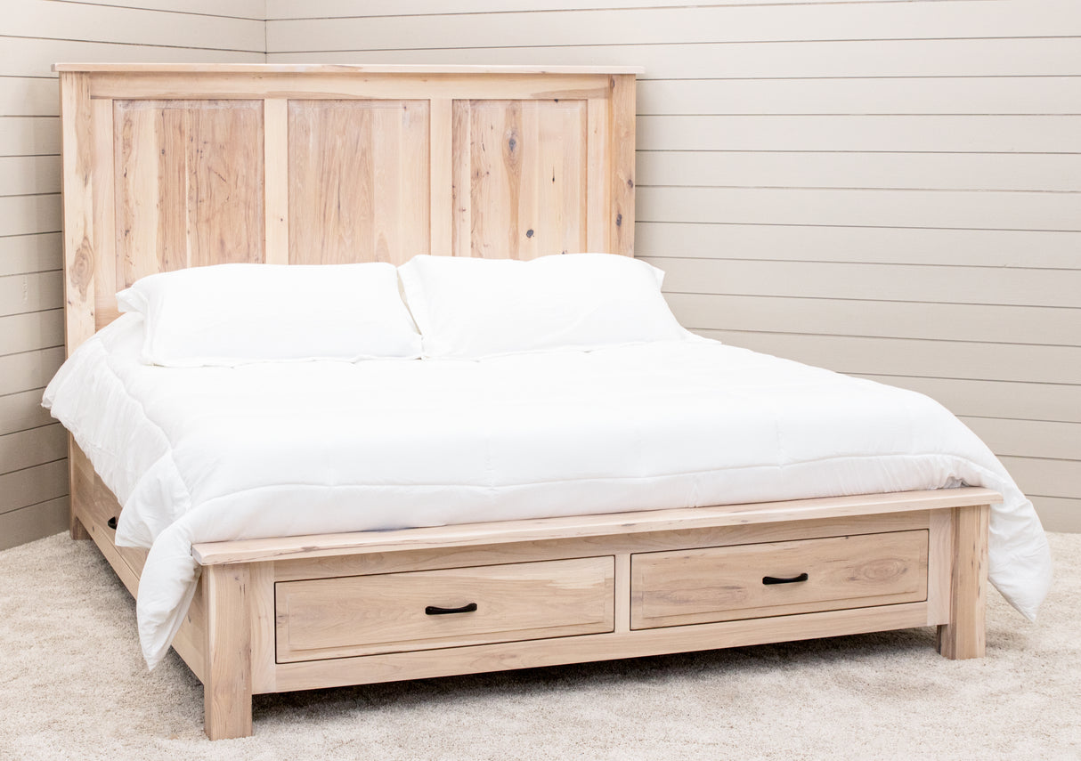 Savannah Rustic Storage Platform Bed