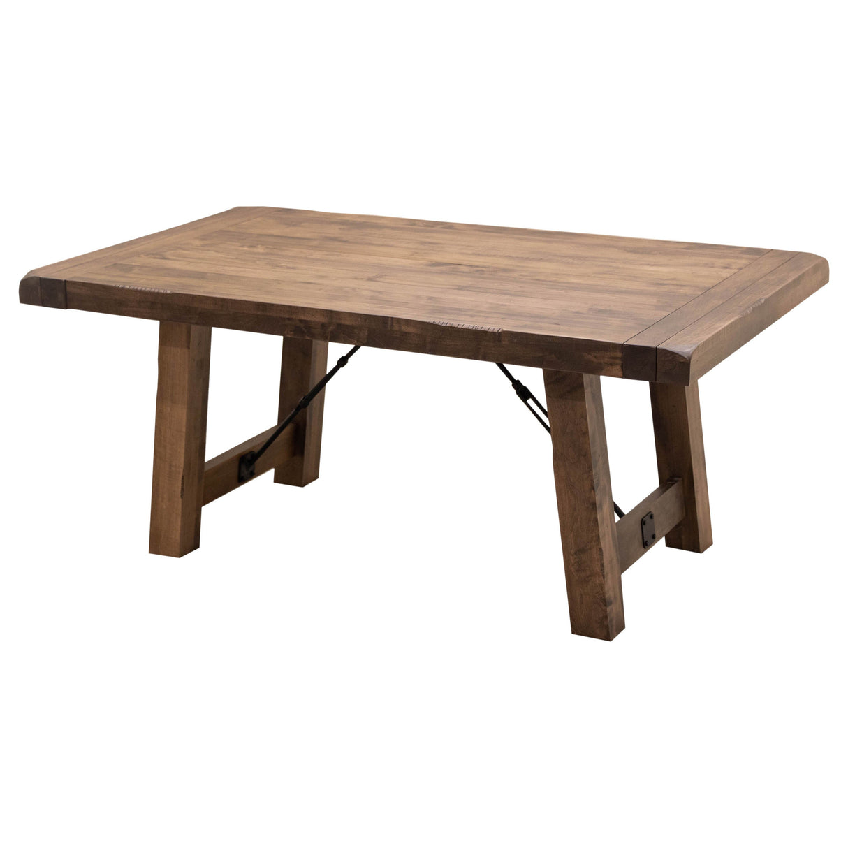 Settler's Trestle Maple Wood Extending Dining Table | CO