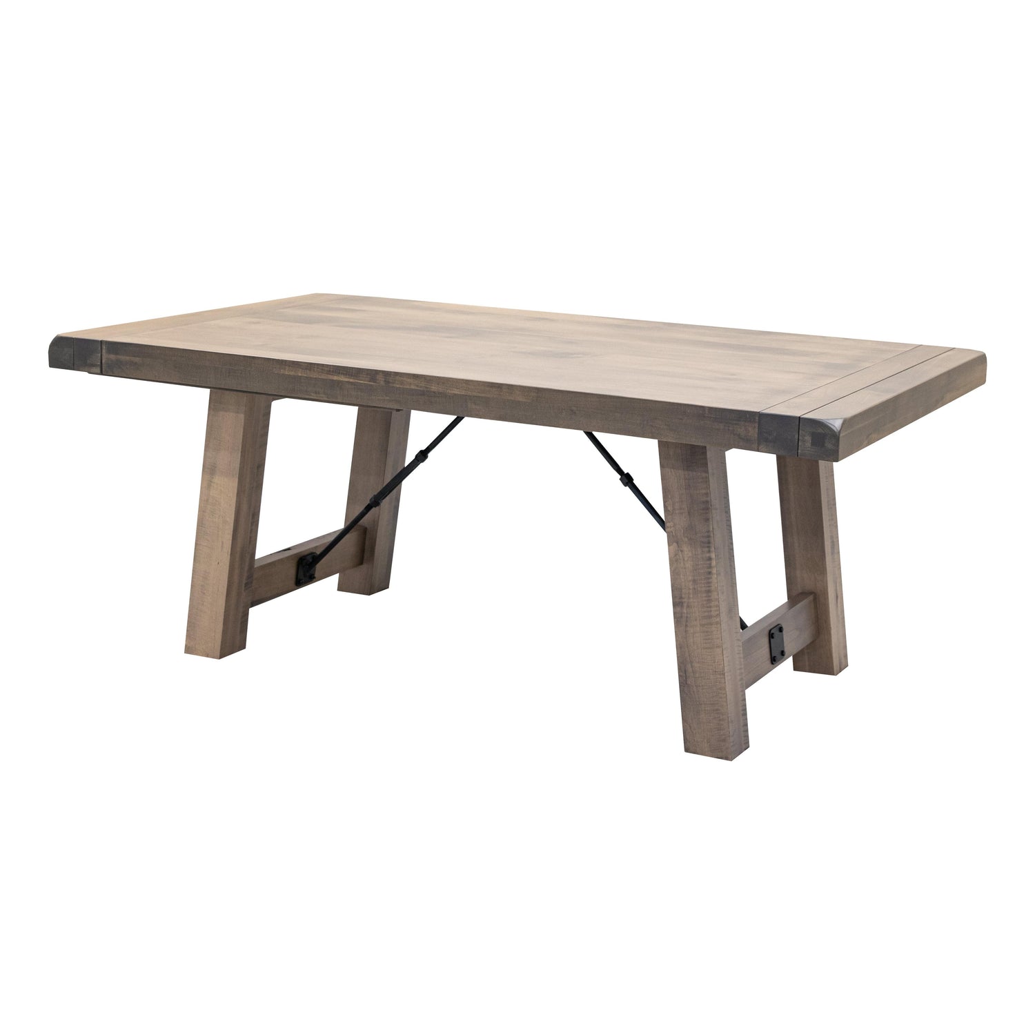 Settler's Trestle Maple Wood Extending Dining Table | SP