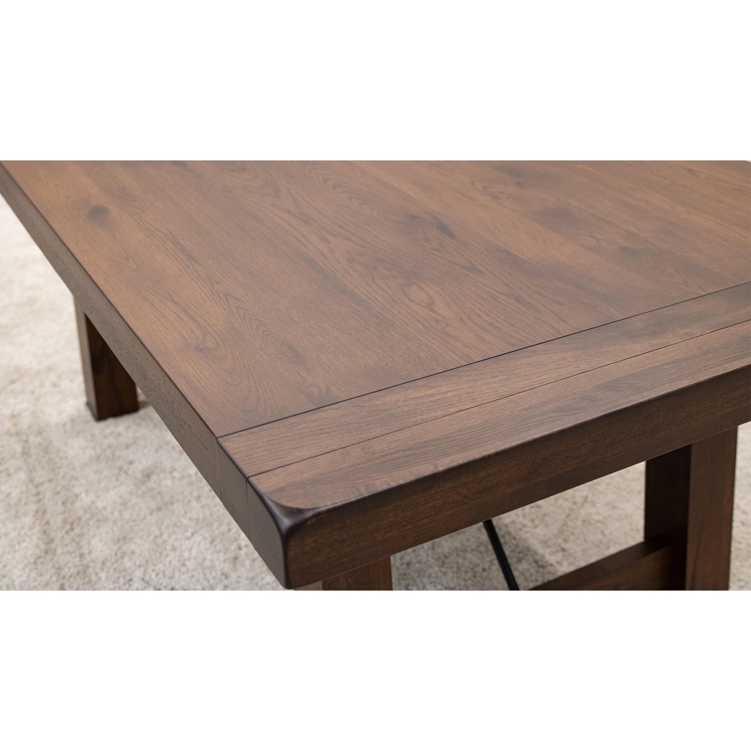 Settler's Trestle Hickory Wood Extending Dining Table | BV