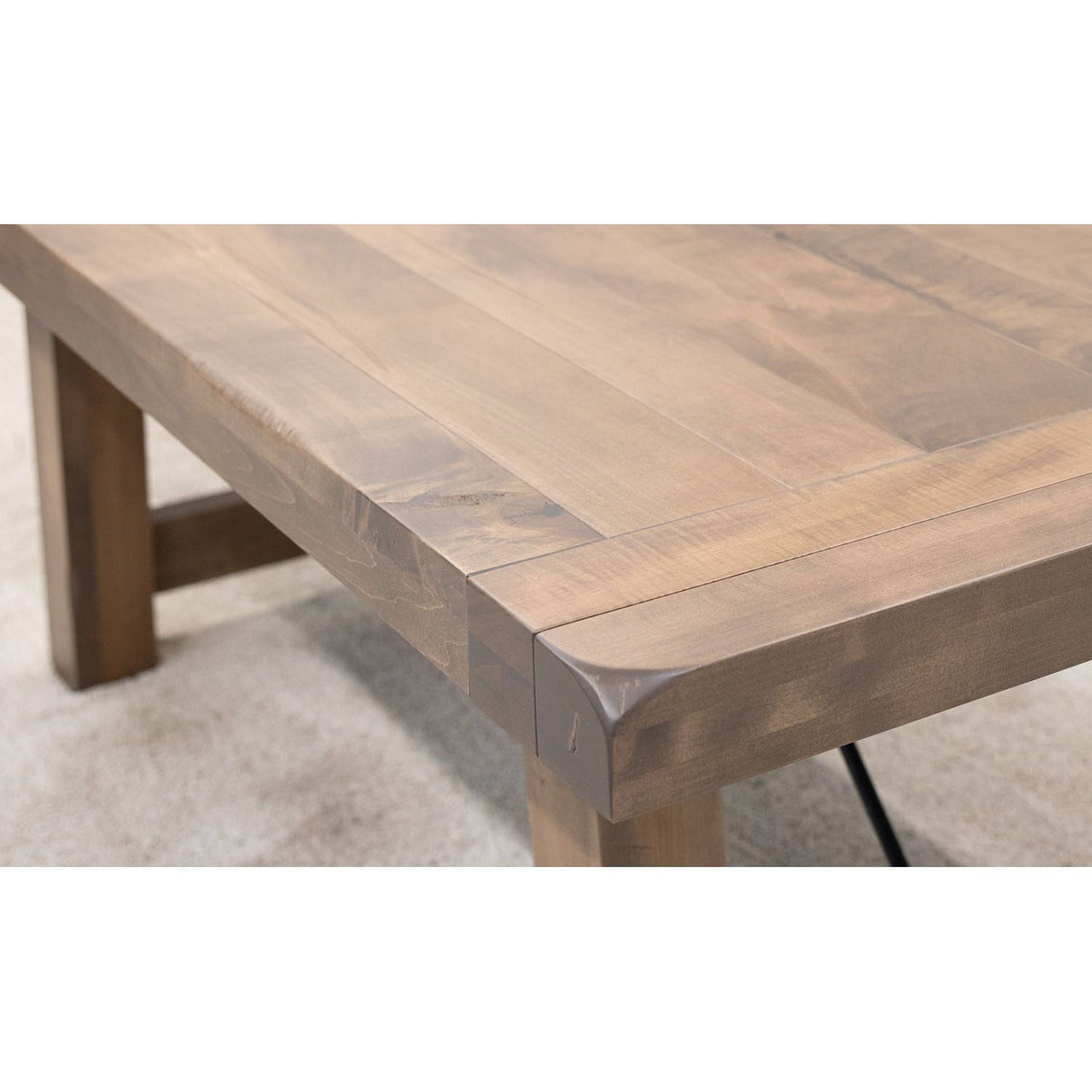 Settler's Trestle Maple Wood Extending Dining Table | WB