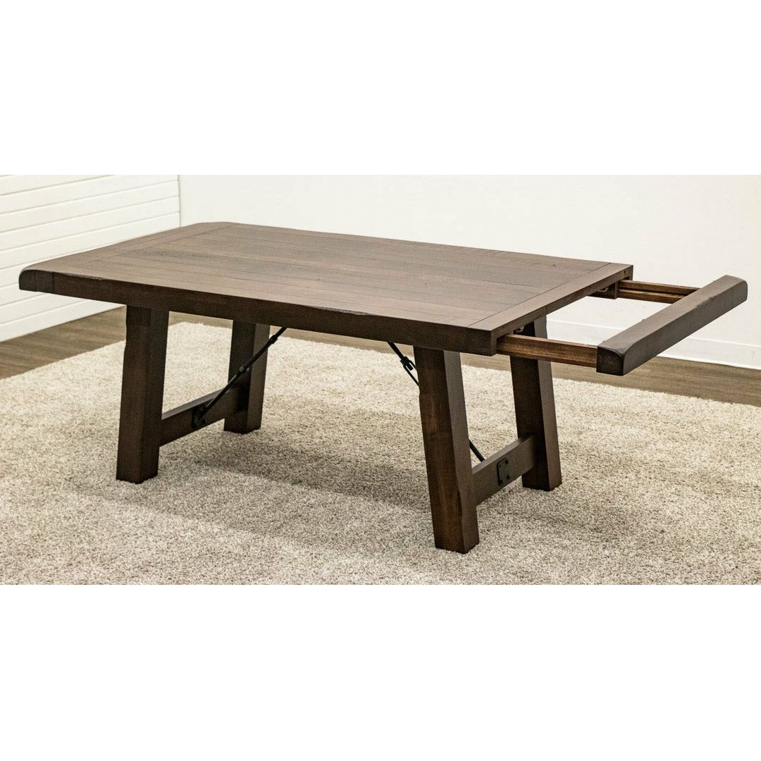 Settler's Trestle Maple Wood Extending Dining Table | BV