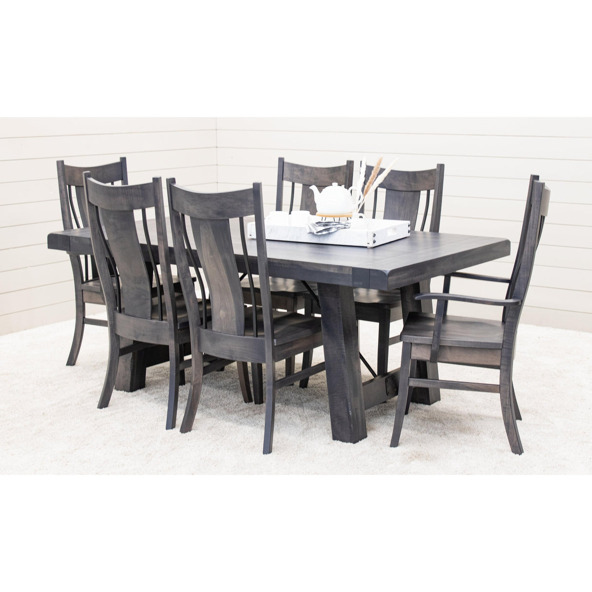 Eagle Maple Wood Arm Dining Chair | GS