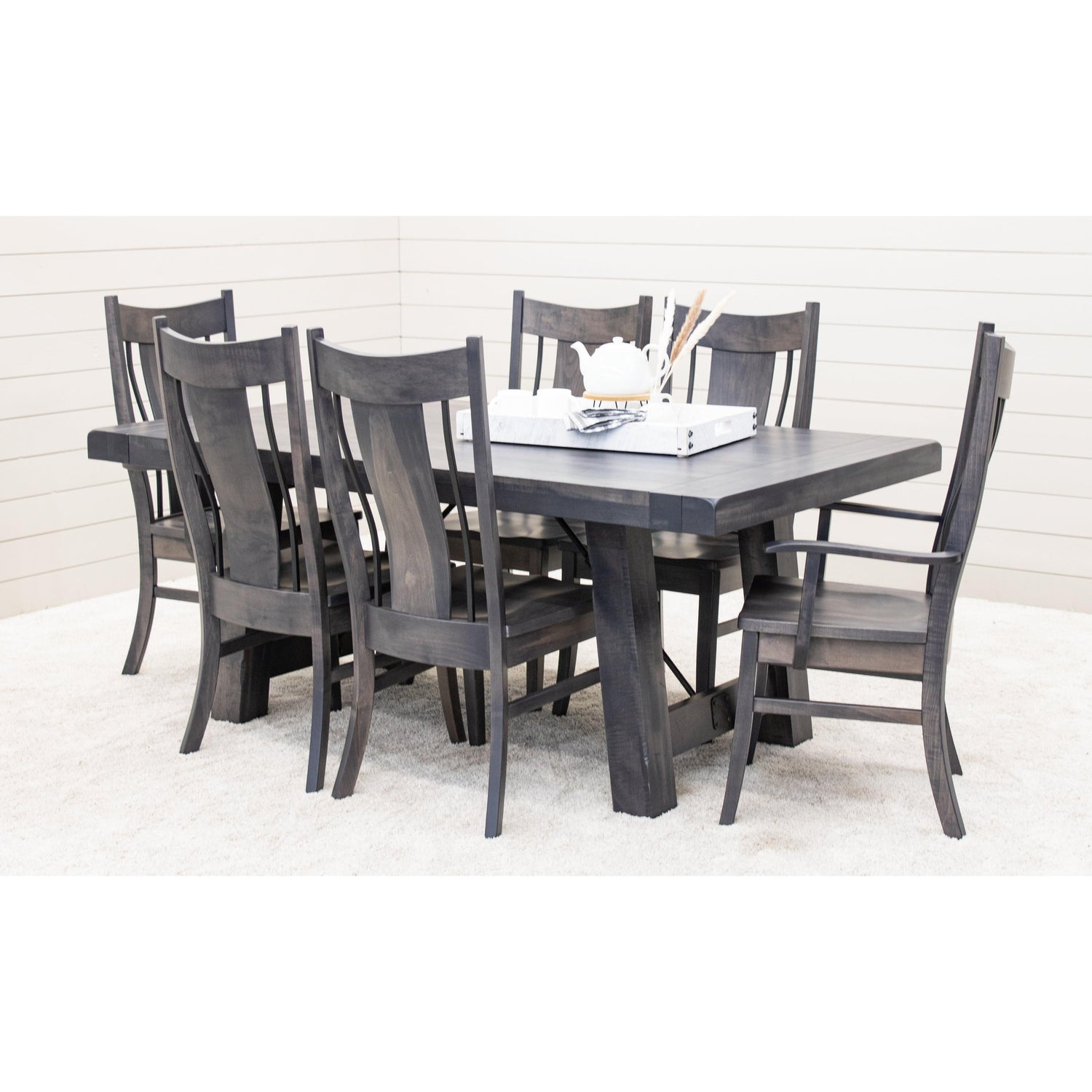 Eagle Maple Wood Arm Dining Chair | GS